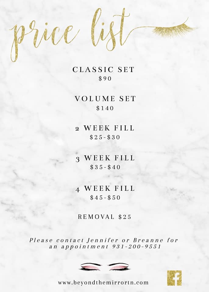 lash prices